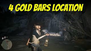 EASY How to make 2000 in Red Dead Redemption 2 4 Gold Bars Map guide [upl. by Cyril924]