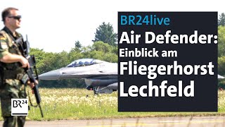 BR24live NATOManöver quotAir Defender 23quot – Luftübung über Schwaben  BR24 [upl. by Nyladnarb]