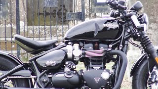 Triumph Bonneville Bobber Black A new Chapter [upl. by Linet]