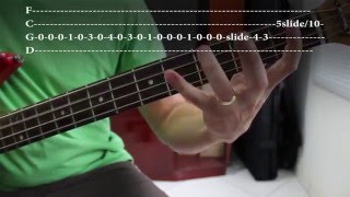 Pantera tabs walk bass solo lesson [upl. by Alael940]