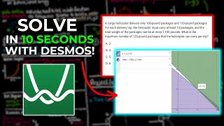 November SAT 5 Questions YOU Can DESTROY With DESMOS [upl. by Parsons]