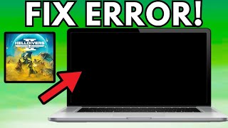 How To FIX Helldivers 2 Black Screen Problem 2024 [upl. by Etnoved]