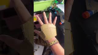 DIY Iron Man Glove shortvideos building marvel fypviralシ [upl. by Eenwahs]