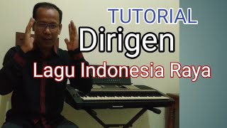 DIRIGEN LAGU INDONESIA RAYA  Guru Seni [upl. by Irahs]