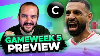 WILDCARD GW5 🤔  FPL GAMEWEEK 5 PREVIEW  Fantasy Premier League Tips 202425 [upl. by Gnoy]