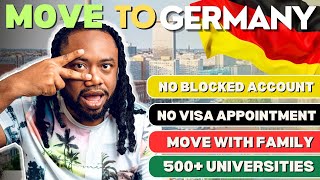 Move to Germany with NO BLOCKED ACCOUNT and NO VISA APPOINTMENT  Move with Family [upl. by Tillinger433]