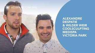 Alexandre Despatie amp Wilder Weir Video CoolSculpting  Médispa de Victoria Park Montréal [upl. by Noirod]