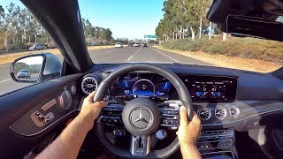 2021 MercedesAMG E53 4Matic Coupe POV Test Drive 3D AudioASMR [upl. by Nonac]