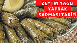 ZEYTİNYAĞLI YAPRAK SARMASI TARİFİ  BÖYLESİNİ DENEMEDİNİZ [upl. by Beilul]