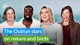 Saoirse Ronan does bird impressions with The Outrun cast  RSPB [upl. by Egbert]