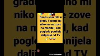 Halo ovdje daljinski umjesto mobitela smehdosuza smeh humor smesno [upl. by Einaled230]