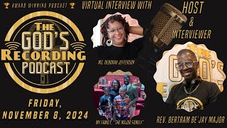 Virtual Interview with Ms Deborah Jefferson and My Family quotThe Major Familyquot [upl. by Ridglea]