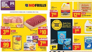 No Frills Flyer Canada 🇨🇦  April 11  April 17 [upl. by Letnohs]