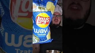 tzatziki lays foodshorts snackreview limitededition tastetest snacktime foodie [upl. by Gathers]