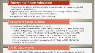 Meaningful Use Objectives for Eligible Hospitals Part 1 [upl. by Rolyab]