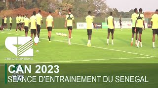 CAN 2023  SEANCE DENTRAINEMENT DU SENEGAL [upl. by Weinstein682]