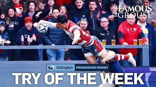 Try Of The Week  Magic From ReesZammit Super Saracens amp More  Gallagher Premiership 202223 [upl. by Anadroj]