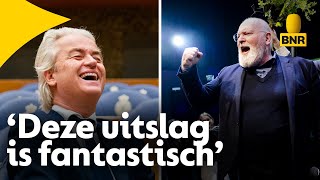 Reacties partijleiders na EUexitpoll Zo blij niet normaal gewoon [upl. by Criswell]