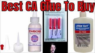 CA Glue  Cyanoacrylate Glue Review and Discussion Starbond v Stick Fast v Harbor Freight [upl. by Berta]