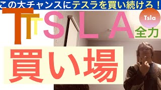 TSLAテスラ 「買い場」買い続けろ‼︎【全力】安く買ってテンバガー狙え [upl. by Norag]