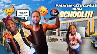 MALAYSIA GETS EXPELLED FROM SCHOOL PRANK ON OUR DAD 👨🏽 HE WAS SO MAD😡 mustwatch [upl. by Peppard78]