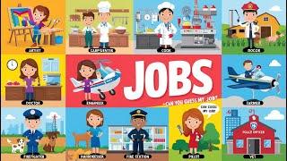 Kids vocabulary  NEW Job  Lets learn about job  Learn English for Kids [upl. by Birdie]