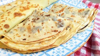 Crepes MUY FÁCIL🏅 Crepas con harina de trigo ¡Con esta receta te saldrán perfectas [upl. by Marie-Jeanne]