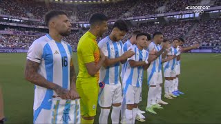 Argentina National Anthem vs France  Olympic Paris 2024 Quarter Final [upl. by Surat350]