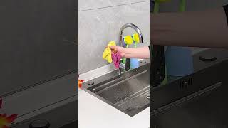 Convenient Suction Cup Dishcloth Rack  Hygienic and Easy to Move [upl. by Eelirrem]