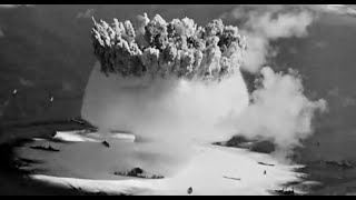 The first underwater atomic bomb test in Bikini Atoll lagoon 1946 [upl. by Howell902]