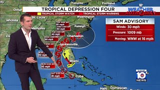 Tropical update 5 am Saturday [upl. by Melton192]