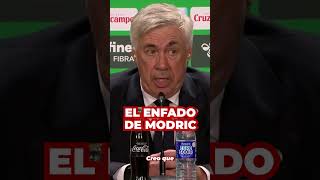 ANCELOTTI y el ENFADO de MODRIC tras el CAMBIO  BETIS 1  REAL MADRID 1 [upl. by Rehtae]