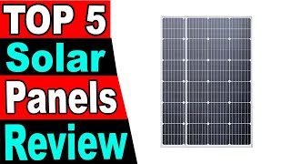 TOP 5 Best Solar Panels Review 2024 [upl. by Airym981]