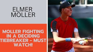 Moller Fighting in a Deciding Tiebreaker  Must Watch [upl. by Arikahs]