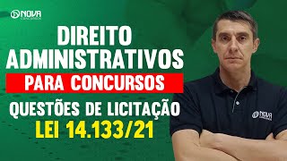 Direito Administrativo para Concursos Questões de Licitação LEI 1413321 [upl. by Grochow]