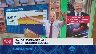 Jim Cramer breaks down todays market action following Trumps win [upl. by Eecart]