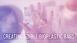 Creating Edible Bioplastic Bags from Agar  Organic Chemistry Project [upl. by Halda]