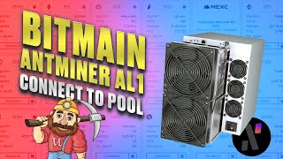 Bitmain Antminer AL1  How to connect asic to pool Mining Alephium [upl. by Greenleaf85]