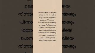 Thottiluramgumpo song lyrics trending lyrics qalb emotionalsong shortsfeed [upl. by Aisercal]