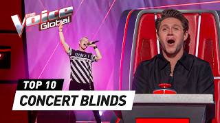 Talents turning their Blind Auditions into CONCERTS on The Voice [upl. by Roumell]