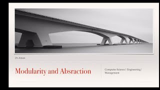 Modularity and Abstraction the big picture  English version [upl. by Fates843]