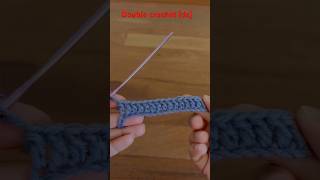 Double crochet dc🧶crochettutorial crochetpattern crochet [upl. by Anavahs955]