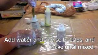 HOW TO Tie Dye TShirt Yarn [upl. by Divadnhoj]