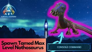 Tamed nothosaurus Spawn Command Ark Survival Ascended [upl. by Elsie]