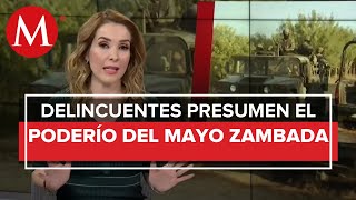 En Zacatecas Villa Hidalgo difunden videos de grupos delicitivos en favor del quotMayo Zambadaquot [upl. by Grindle559]