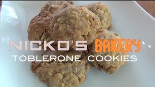 TOBLERONE COOKIES  Nickos Bakery [upl. by Craggy]