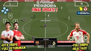 Update TIMNAS 🇮🇩 Kits ERSPO  eFootball PES 2024 PPSSPP Android Final Update Best Graphics [upl. by Ramunni785]