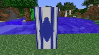 How to make the National Flag of Israel ISRMinecraft [upl. by Nnovahs708]