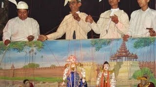 Mandalay Marionettes Theatre Myanmar Burma [upl. by Derron]