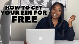 How To Get Your EIN Employer Identification Number For Your Business For FREE [upl. by Nadaha]